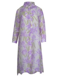 prince oliver φόρεμα floral λιλά