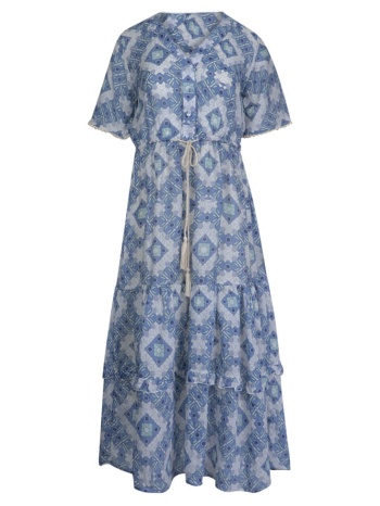 prince oliver φόρεμα εμπριμέ μπλε σε προσφορά