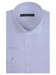 πουκάμισο με μικροσχέδιο λευκό (modern fit)