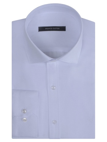 πουκάμισο με μικροσχέδιο λευκό (modern fit) σε προσφορά