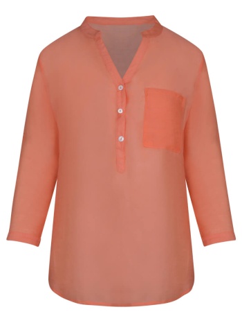 prince oliver γυναικεία πουκαμίσα πορτοκαλί σε προσφορά