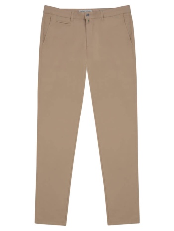 premium chino καφέ 100% cotton (modern fit) σε προσφορά