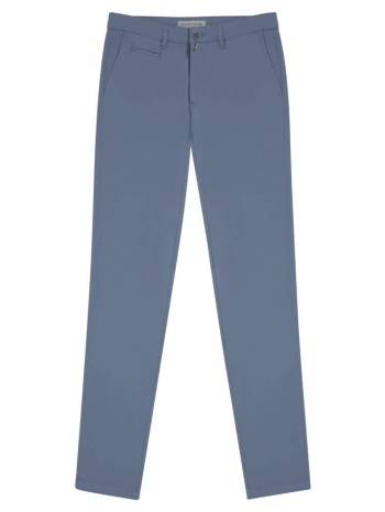 premium chino μπλε ραφ 100% cotton (modern fit) σε προσφορά