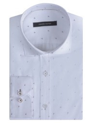 prince oliver πουκάμισο λευκό με σχέδιο (modern fit)