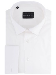 prince oliver πουκάμισο λευκό (modern fit)