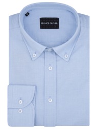 premium quality πουκάμισο σιέλ button down 100% cotton (modern fit)