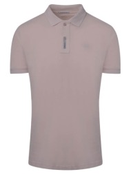 brand new polo double pique σομόν 100% cotton (regular fit)