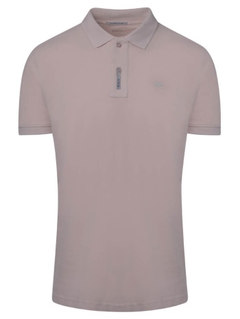 brand new polo double pique σομόν 100% cotton (regular fit) σε προσφορά