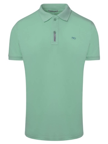 brand new polo double pique πράσινο ανοιχτό 100% cotton σε προσφορά