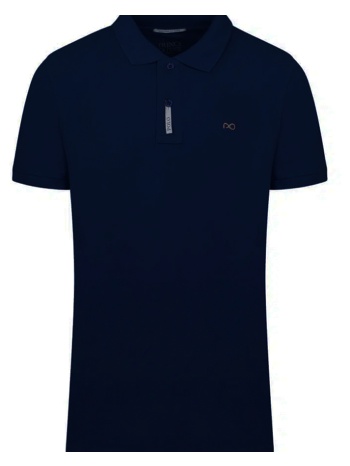 brand new polo double pique μπλε σκούρο 100% cotton σε προσφορά