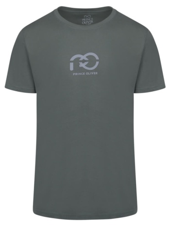 brand new τ-shirt χακί 100% cotton (modern fit) σε προσφορά