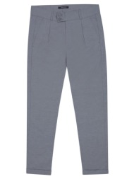 premium υφασμάτινο παντελόνι ριγέ γκρι (comfort fit)