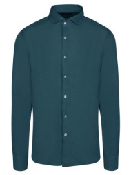 superior πουκάμισο πράσινο 100% λινό (modern fit)