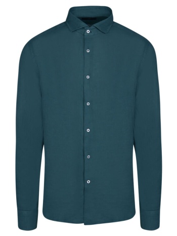 superior πουκάμισο πράσινο 100% λινό (modern fit) σε προσφορά