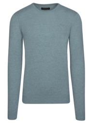 premium πουλόβερ mint cashmere blend round neck (modern fit)