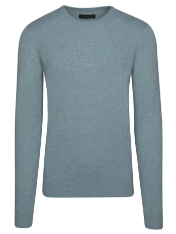 premium πουλόβερ mint cashmere blend round neck (modern fit) σε προσφορά