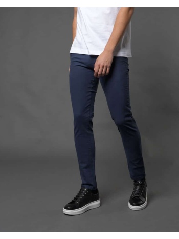 prince oliver παντελόνι chinos μπλε σκούρο all season (slim σε προσφορά