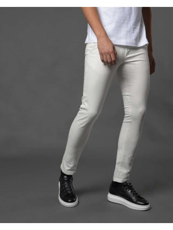 prince oliver παντελόνι chinos εκρού all season (slim fit) σε προσφορά