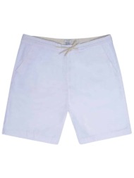 βερμούδα λευκή 100% λινή (modern fit)
