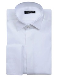 superior πουκάμισο λευκό σμόκιν για μανικετόκουμπο (cufflinks) 100% fine cotton (modern fit)