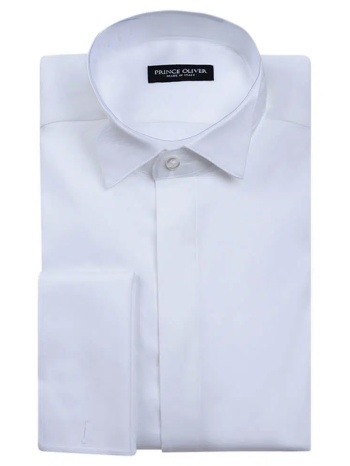 superior πουκάμισο λευκό σμόκιν για μανικετόκουμπο σε προσφορά