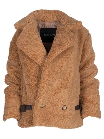 teddy bear jacket καμηλό σε προσφορά