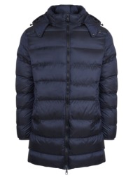puffer long jacket μπλε σκούρο (modern fit) new arrival