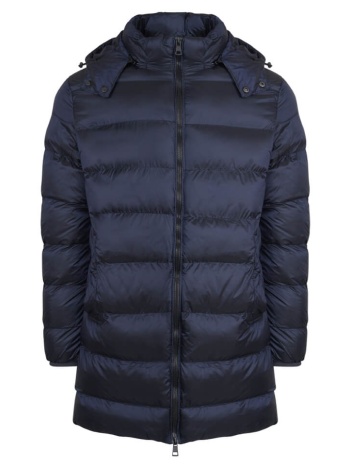 puffer long jacket μπλε σκούρο (modern fit) new arrival σε προσφορά