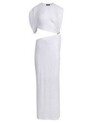 prince oliver φόρεμα μaxi λευκό