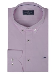 superior πουκάμισο ροζ 100% fine cotton (modern fit)