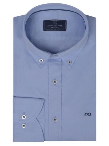 superior πουκάμισο σιέλ 100% fine cotton (modern fit) σε προσφορά
