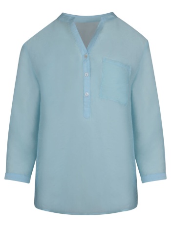 prince oliver γυναικεία πουκαμίσα σιέλ σε προσφορά