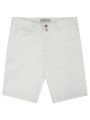 elegant βερμούδα chinos λευκή (modern fit)