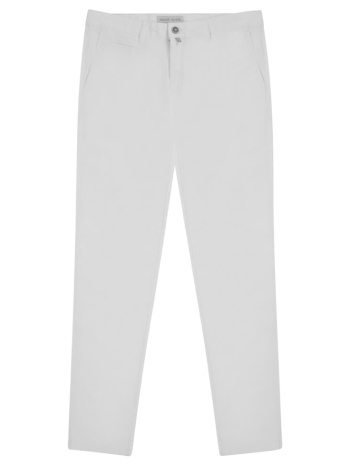 premium chino λευκό 100% cotton (modern fit) σε προσφορά