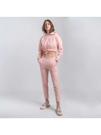 σετ φόρμας ροζ φούτερ/ παντελόνι σε προσφορά