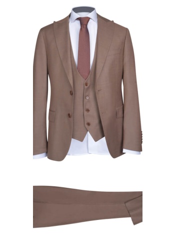 perennial suit καφέ ανοιχτό (modern fit) σε προσφορά
