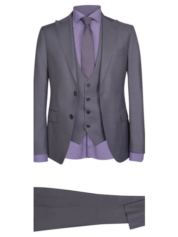 perennial suit μελανζέ (modern fit) σε προσφορά