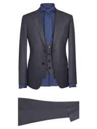 perennial suit micro patterned ανθρακί (modern fit)