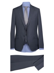 prince oliver κοστούμι με γιλέκο three-piece γκρι (modern fit) new arrival