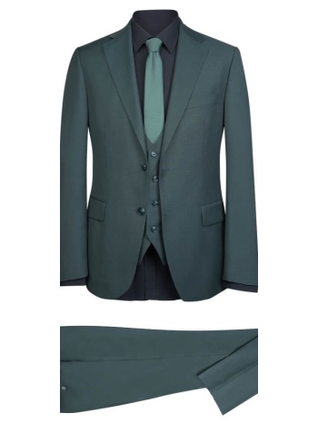 prince oliver κοστούμι με γιλέκο three-piece πράσινο σε προσφορά