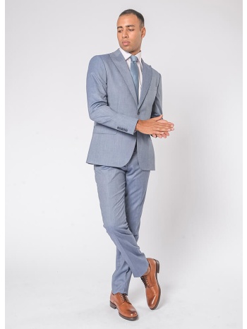 prince oliver κοστούμι μπλε ραφ (modern fit) σε προσφορά