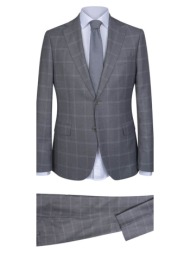 prince oliver κοστούμι καρό γκρι