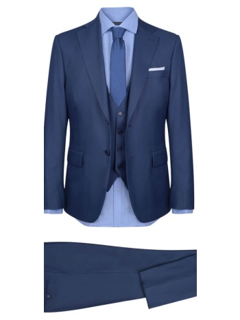 prince oliver κοστούμι με γιλέκο three-piece μπλε σκούρο σε προσφορά