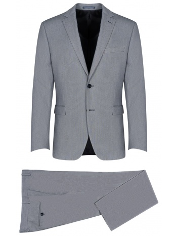 prince oliver κοστούμι γκρι 100% wooltouch(modern fit) σε προσφορά