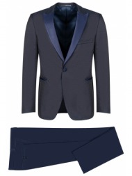 prince oliver κοστούμι μπλε μπροκάρ (modern fit)