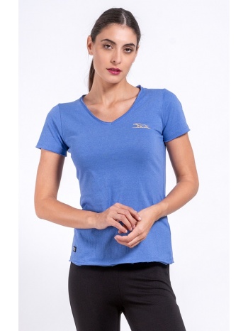 γυναικείο t-shirt eco v-neck μπλε σε προσφορά