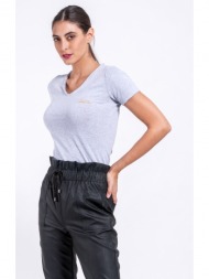 γυναικείο t-shirt eco v-neck γκρι