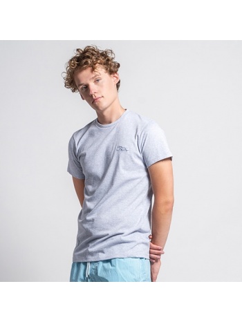 prince oliver t-shirt eco γκρι round neck (modern fit) σε προσφορά