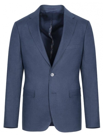 prince oliver σακάκι μπλε σκούρο 100% λινό (modern fit) σε προσφορά