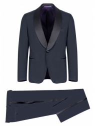 prince oliver κοστούμι μπλε σκούρο με shawl σατέν πέτο (modern fit)